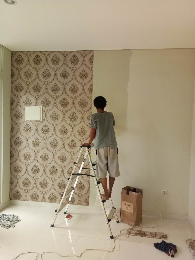 Jasa Pasang Wallpaper Solo : Harga Bersahabat* - Interior Solo Raya