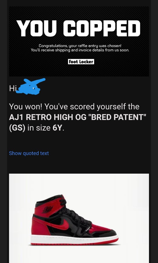 Jordan aj 1 high bred patent, Women's 