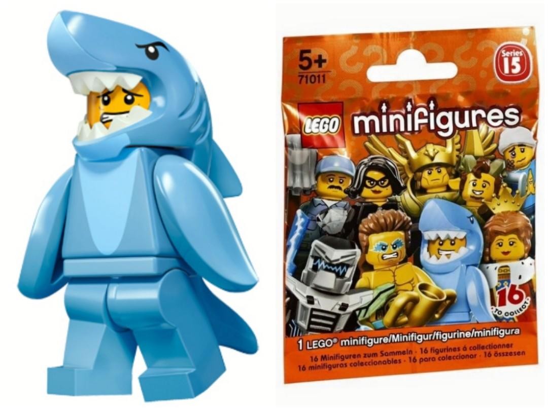 Lego 2016 71011 LEGO Minifigures Series No. 13 Shark Suit Guy, Hobbies & Toys, & on Carousell