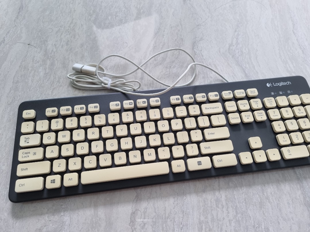 Logitech Waterproofing keyboard, Computers & Tech, Parts & Accessories, Computer Keyboard on ...
