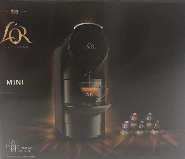 L'or Mini Espresso Machine Black BNIB, TV & Home Appliances, Kitchen