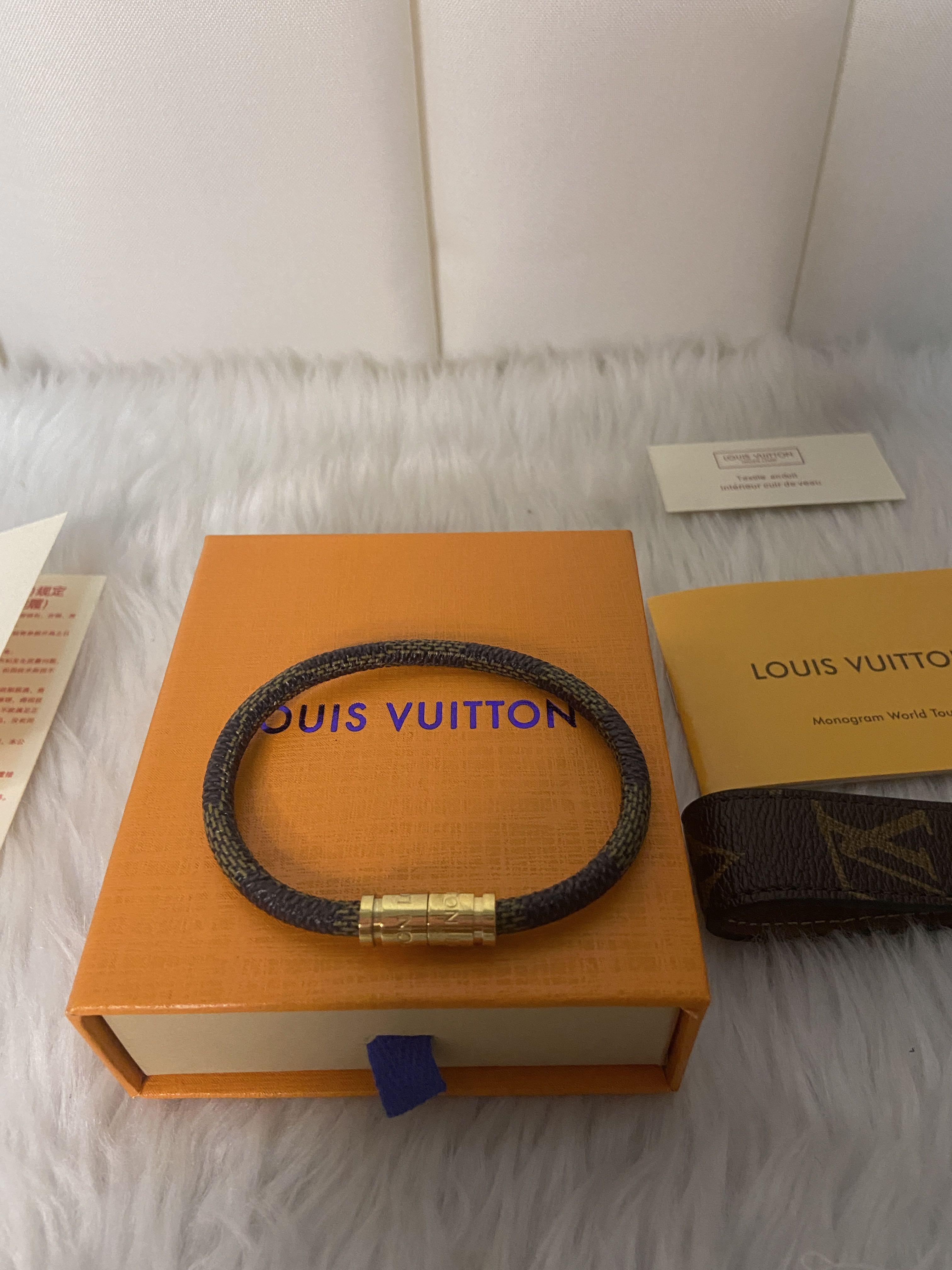Louis Vuitton LV Monogram Party Bracelet / Necklace, Men's Fashion, Watches  & Accessories, Jewelry on Carousell