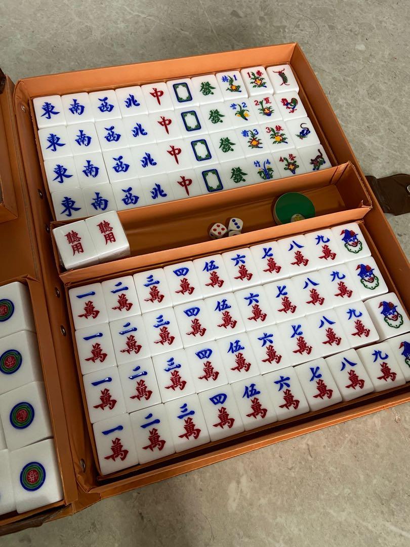 Mahjong Set Regular/ Standard Sized (Ivory) (2.7 x 3.5 x 2cm)