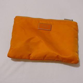 Mango orange makeup cosmetic pouch bag