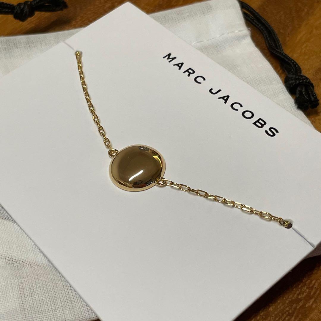 Marc Jacobs Enamel Logo Disc Bracelet 100 authentic