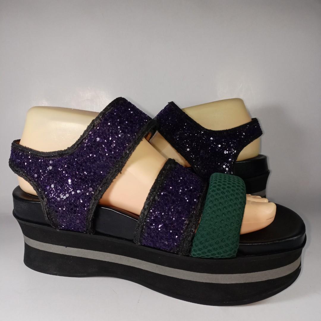 Marni original leather Italian slip on 37 size women shoes