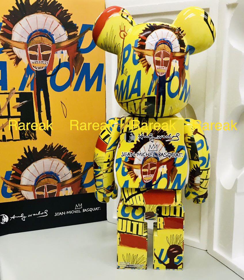 Medicom Bearbrick 2021 Andy Warhol x Jean Michel Basquiat #3