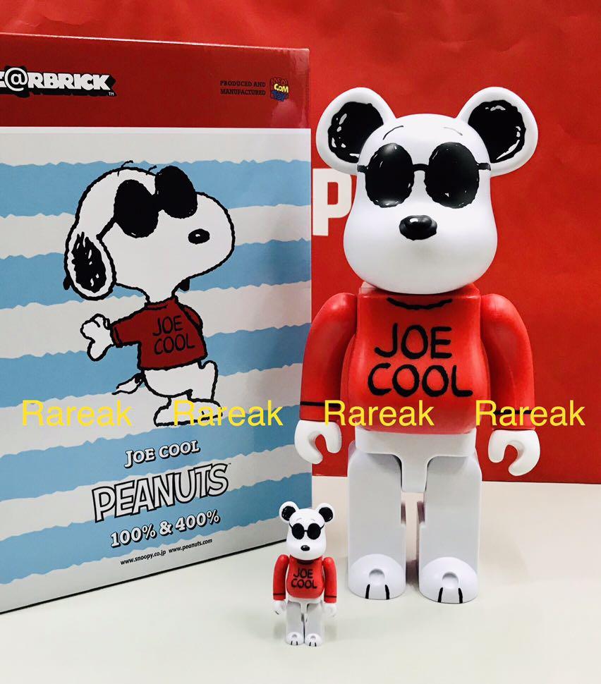 Medicom Bearbrick 2021 the Peanuts Snoopy Joe Cool 400% +