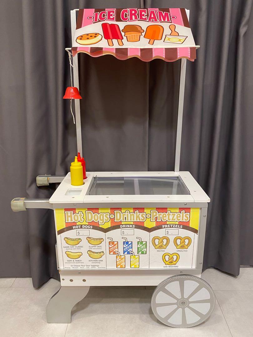 Melissa Doug Wooden Snacks Sweet Food Cart Babies Kids
