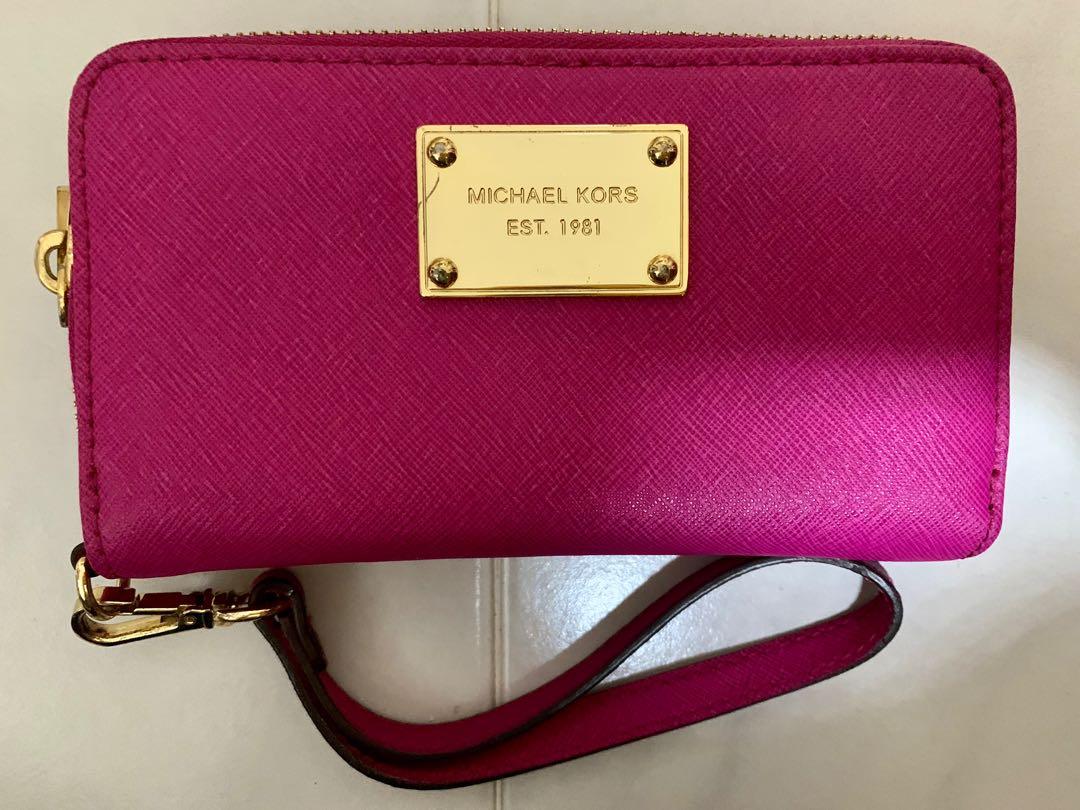 Michael Michael Kors Hotfix Small Coin Purse In Rose Pink/gold | ModeSens
