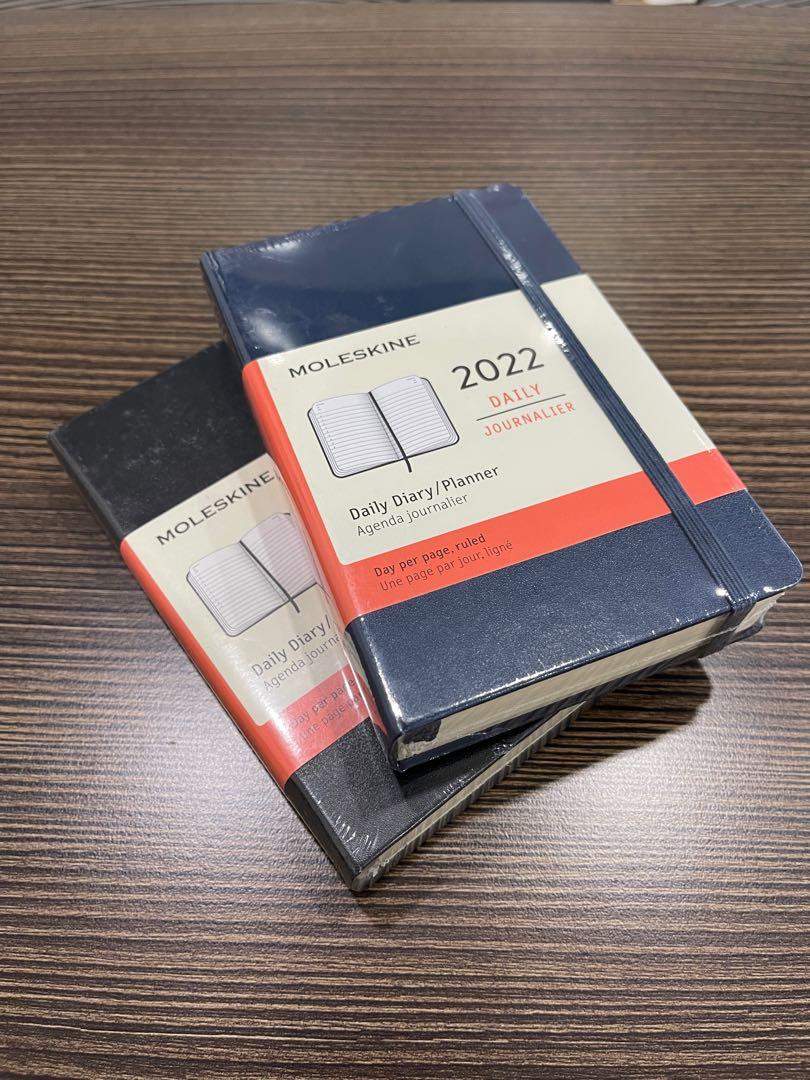 Moleskin Diary Daily Planner 2022, Hobbies & Toys, Stationery & Craft