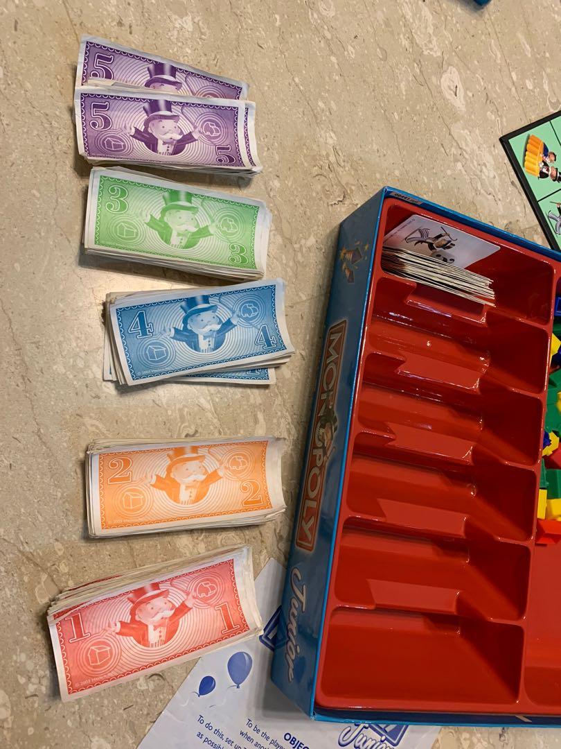 Monopoly Junior Roller Coaster Money Board Game, Hobbies & Toys, Toys