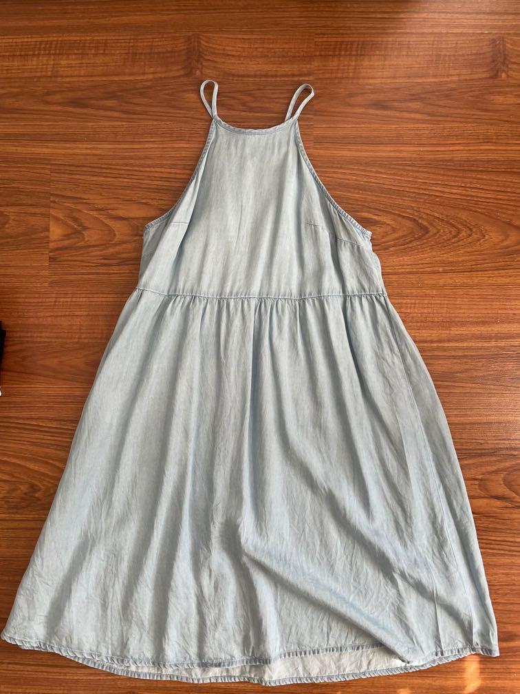 Mossimo Halter Denim Dress, Women's 