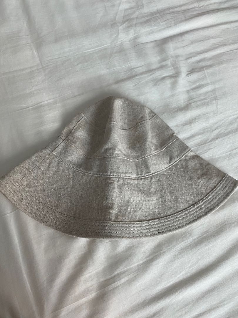 Muji Linen Fisherman Hat, Women's Fashion, Watches & Accessories, Hats