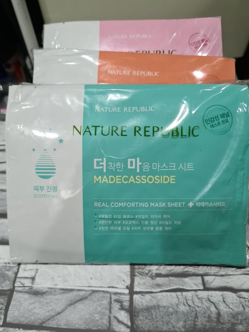 Nature Republic Face Mask, Beauty & Personal Care, Face, Face Care on