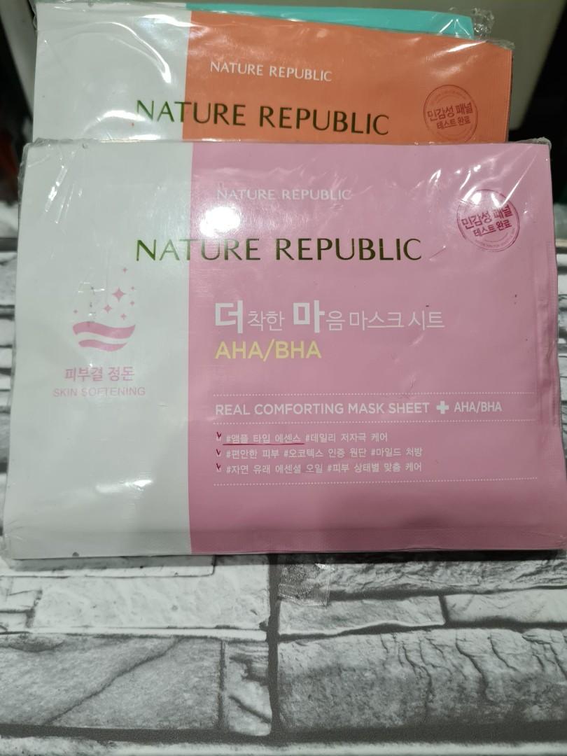 Nature Republic Face Mask, Beauty & Personal Care, Face, Face Care on
