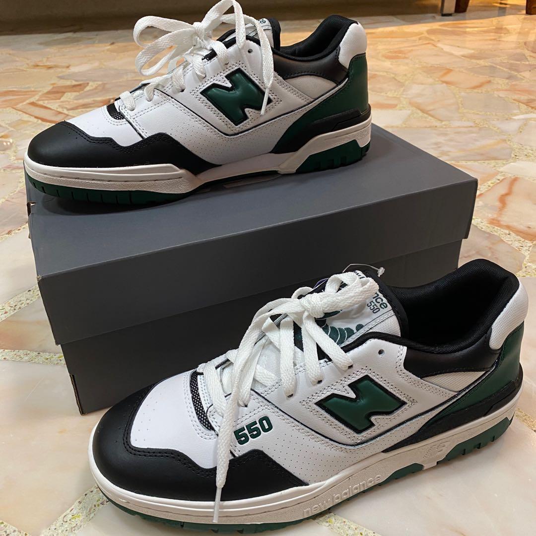 New Balance 550 White Green Black