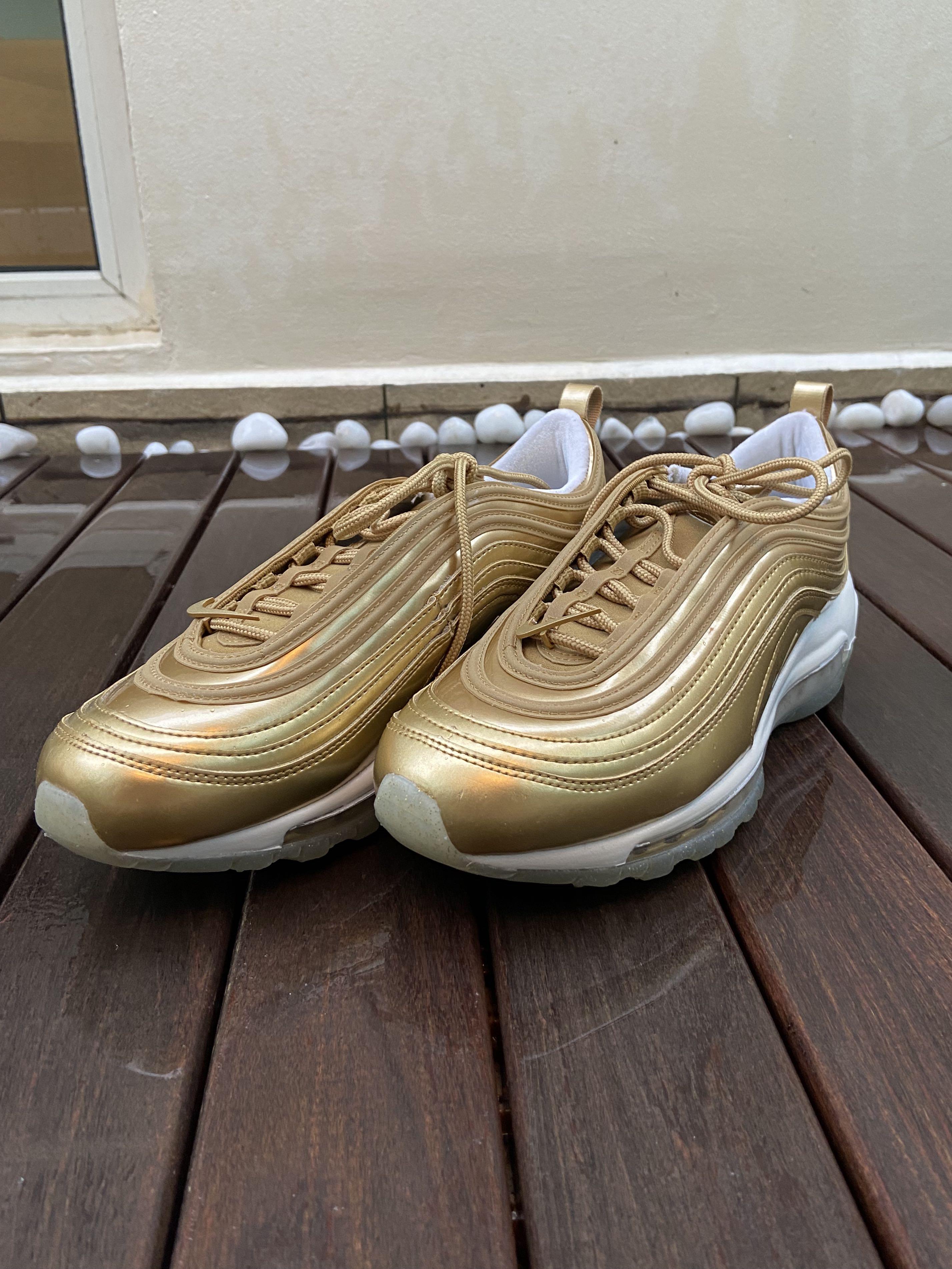 Nike 97 discount gold silver