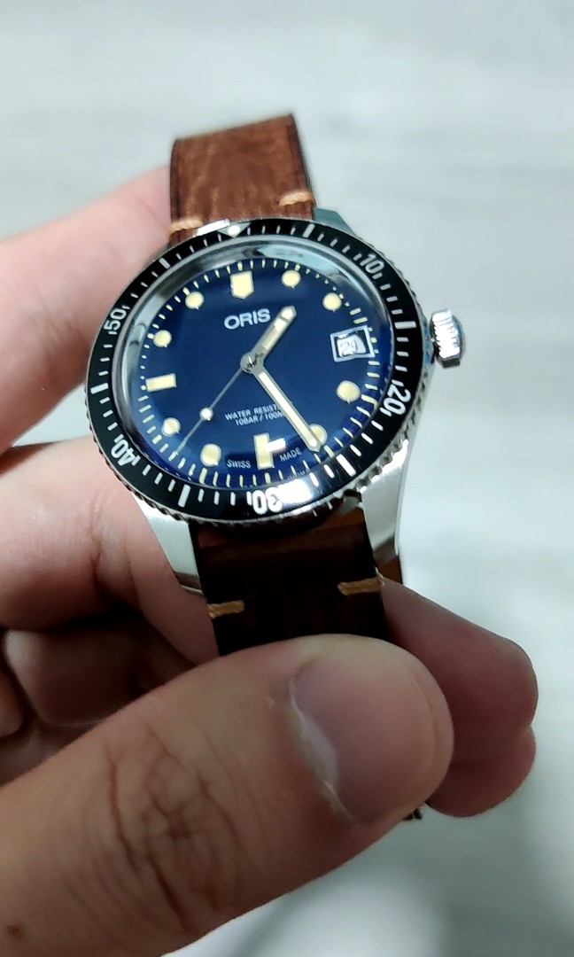 Oris 65 Diver 36mm blue just serviced Men s Fashion Watches