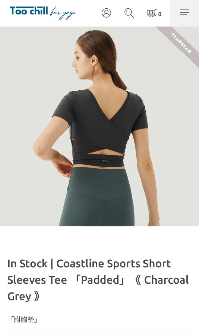 Padded yoga top discount