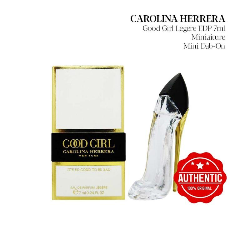GOOD GIRL CAROLINA HERRERA EAU DE PARFUM LEGER 7 ML 0.24 FL.OZ. MINI  PERFUME NEW