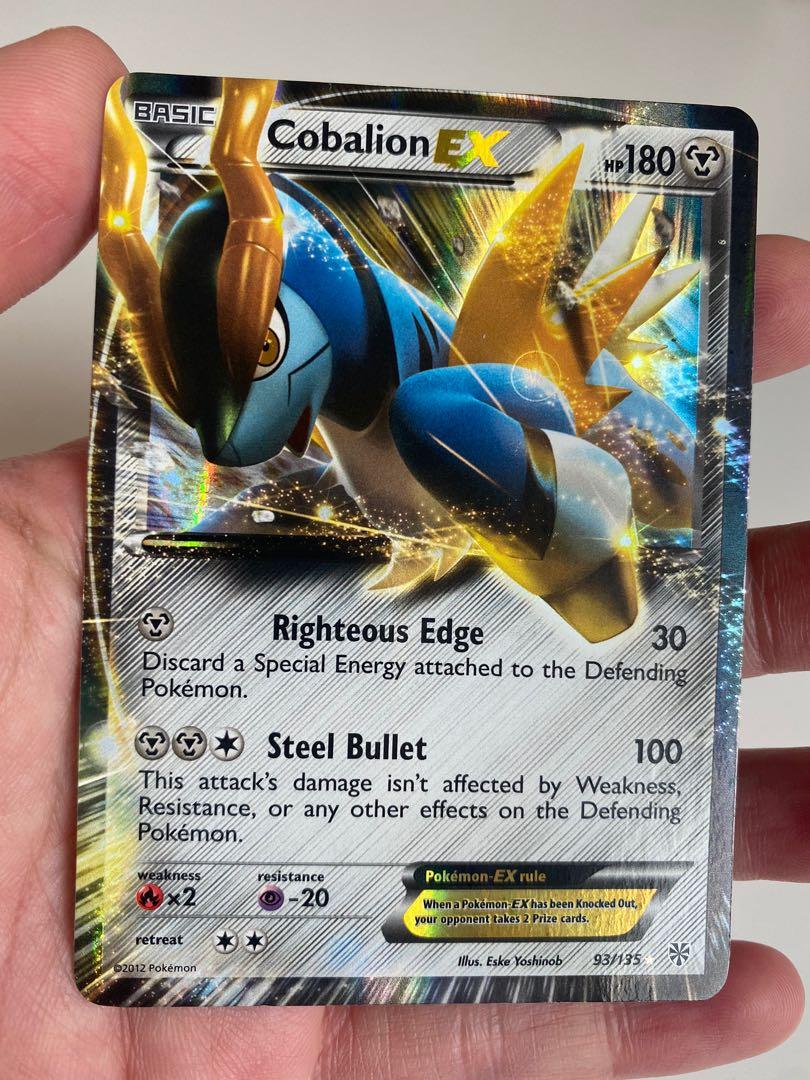 Pokemon card Cobalion ex 93/135, Hobbies & Toys, Toys & Games on Carousell