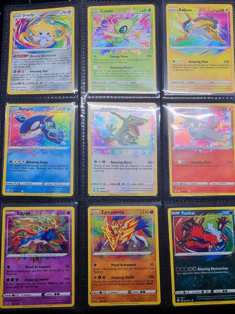 Amazing Rare Set Pokemon TCG Amazing Rare AR Set, Hobbies & Toys, Toys & Games on Carousell
