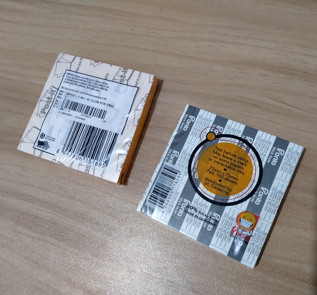 Post It Sticky Notes Notas