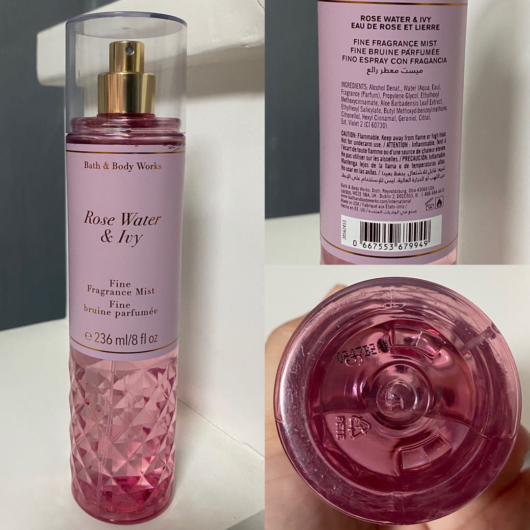 Preloved Bath & Body Works Rose Water & Ivy Fine Fragrance Mist on