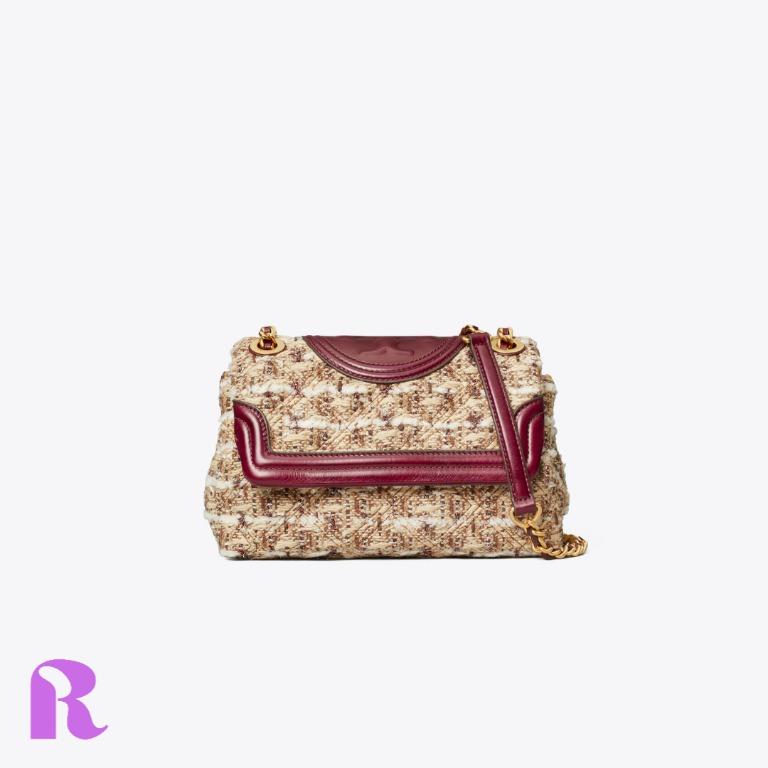 Tory burch fleming tweed belt bag hotsell