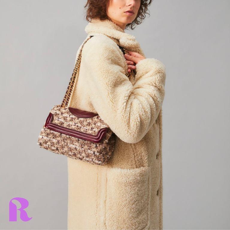 Tory burch fleming hotsell tweed belt bag