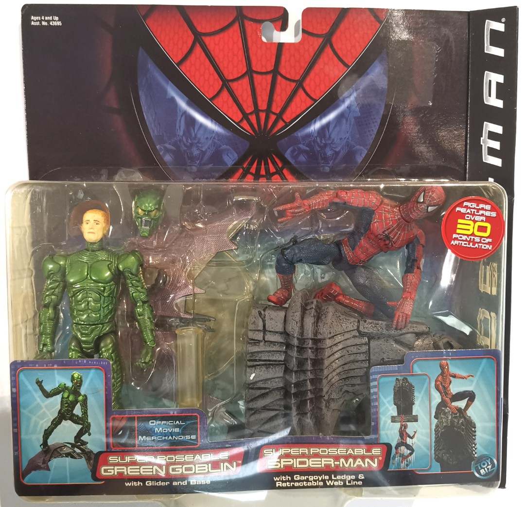 Spider man 2002 green goblin toy deals