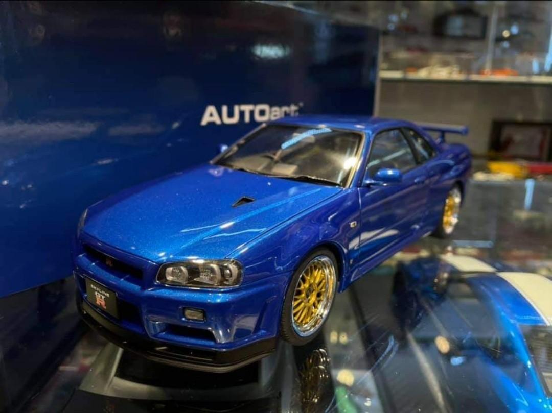 READY STOCK] Autoart 77409 1:18 NISSAN SKYLINE GT-R (R34) V-SPEC