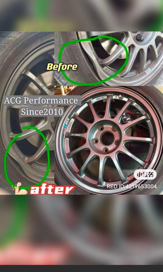 rim repair ,wheel dented and warped, Car Accessories, Tyres & Rims on