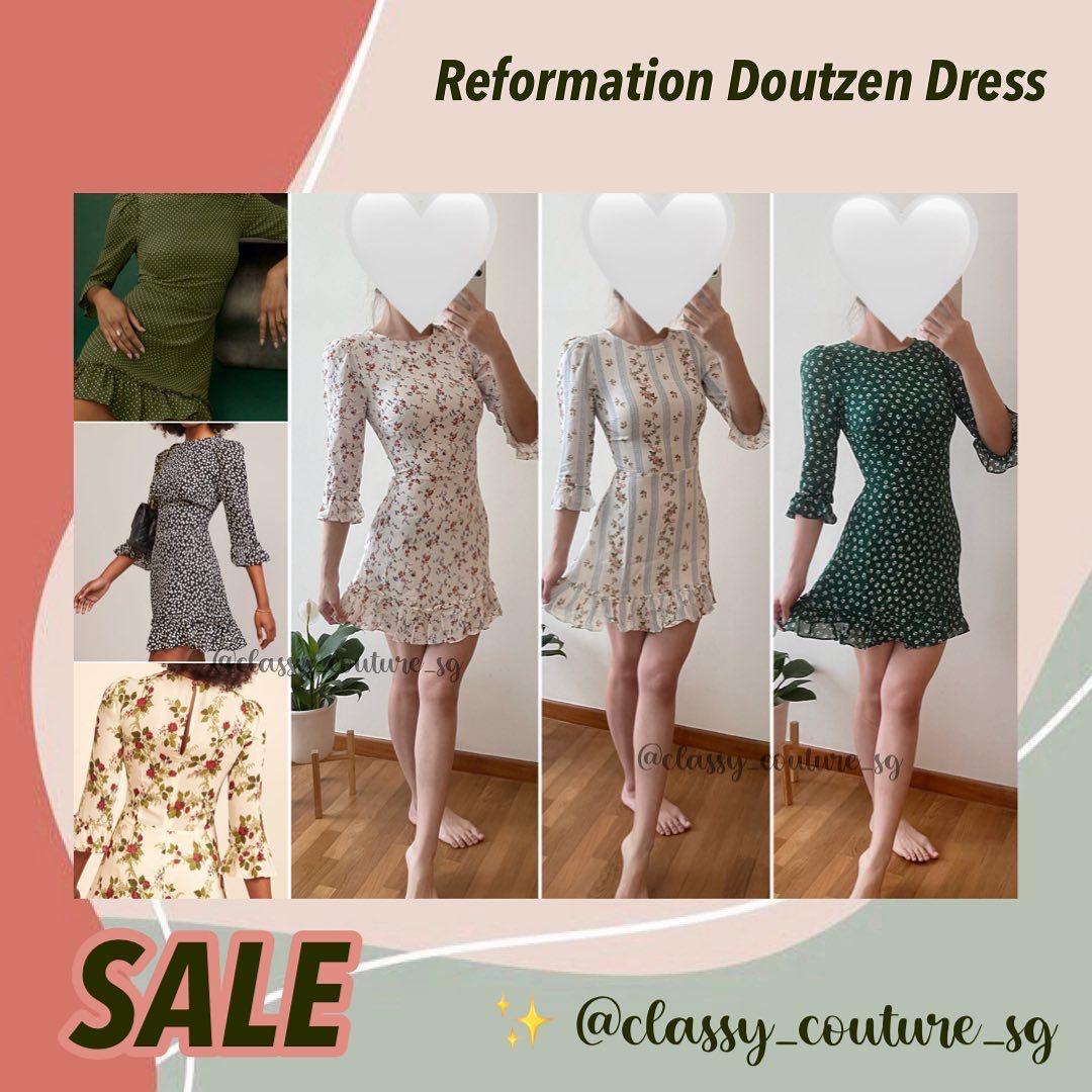 SALE! 💕 Authentic Reformation Doutzen Dress in Pearls Regency - Main Image