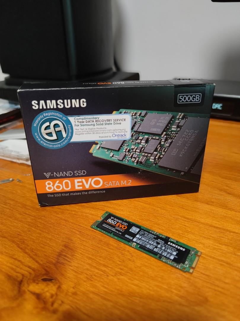 nobody Bog melted Samsung 860 Evo 500GB M.2 SATA SSD V-NAND not 980 970 Evo plus pro,  Computers & Tech, Parts & Accessories, Hard Disks & Thumbdrives on Carousell