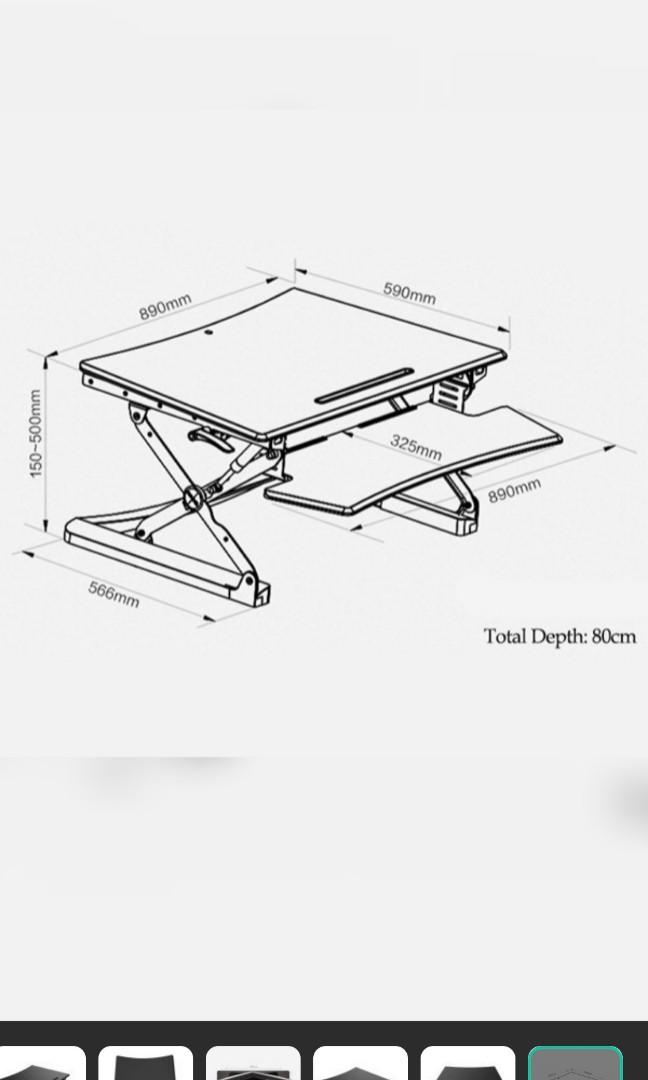 Sit stand desk convertor large. Convert dining table to standing desk