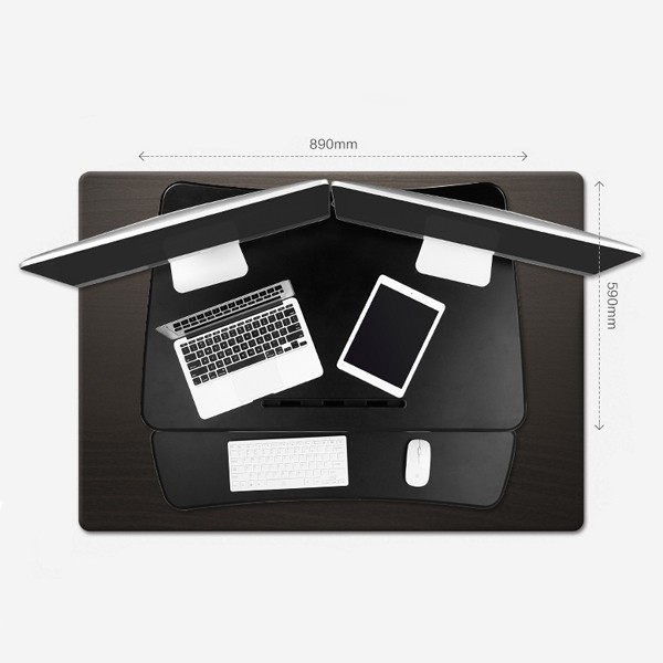 Sit stand desk convertor large. Convert dining table to standing desk