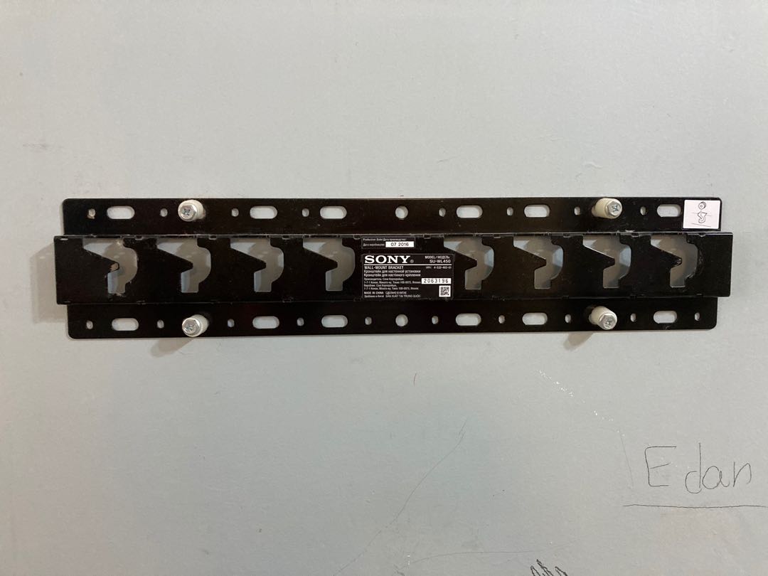 SONY wallmount bracket Model SUWL450, 家庭電器, 電視 & 其他娛樂, 電視組件及配件