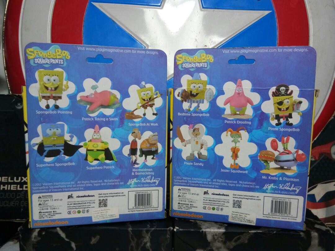 Spongebob Squarepants Mini Figure World Series 3 Super Hero Patrick and