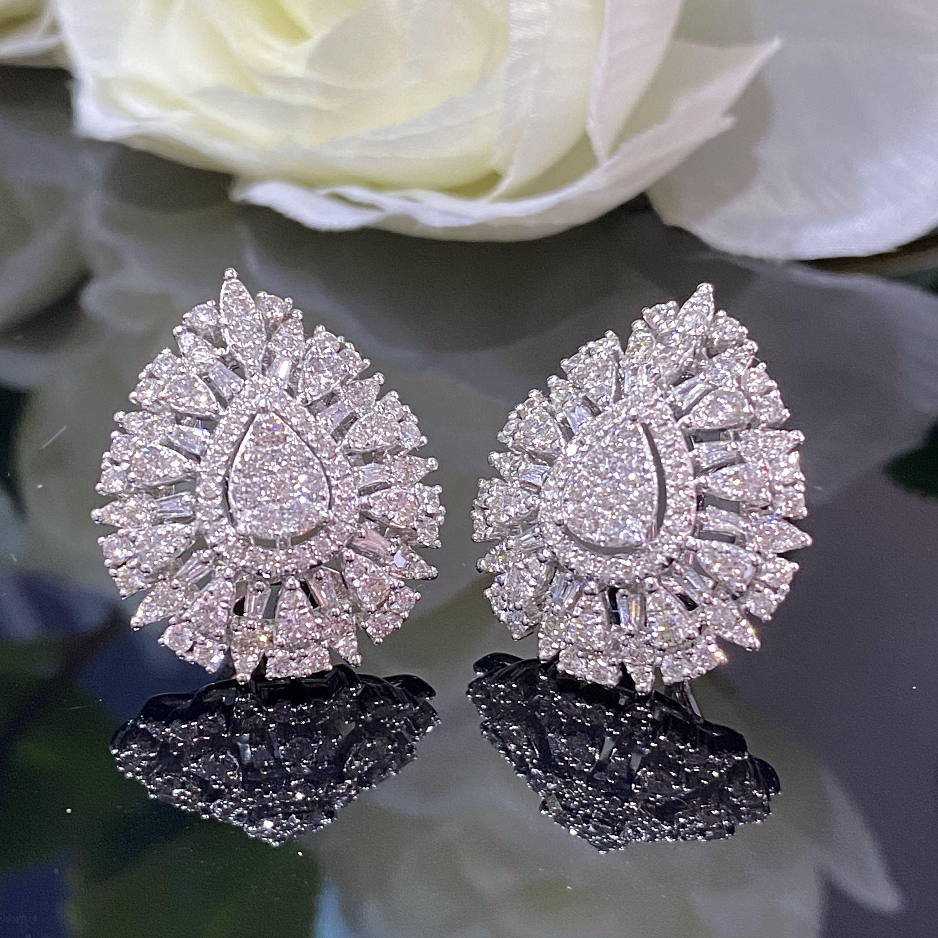Statement Piece diamond earrings Women s Fashion Jewelry