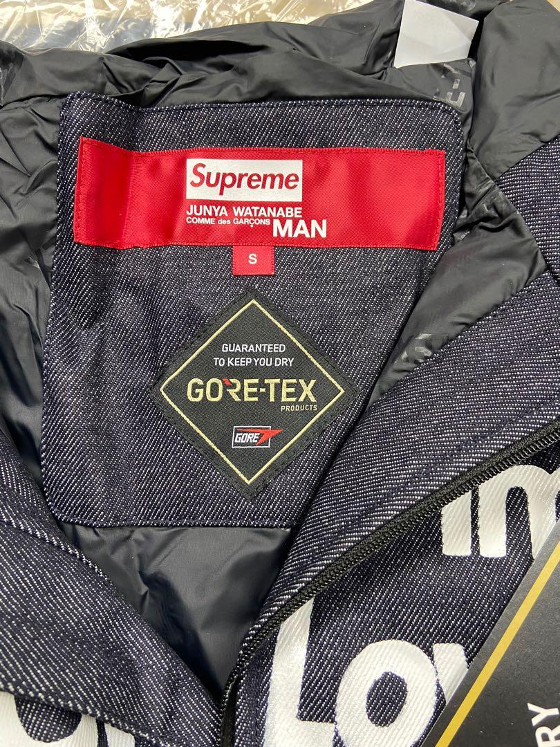 Supreme JUNYA WATANABE CDG MAN GORE-TEX Denim Parka, 名牌, 服裝