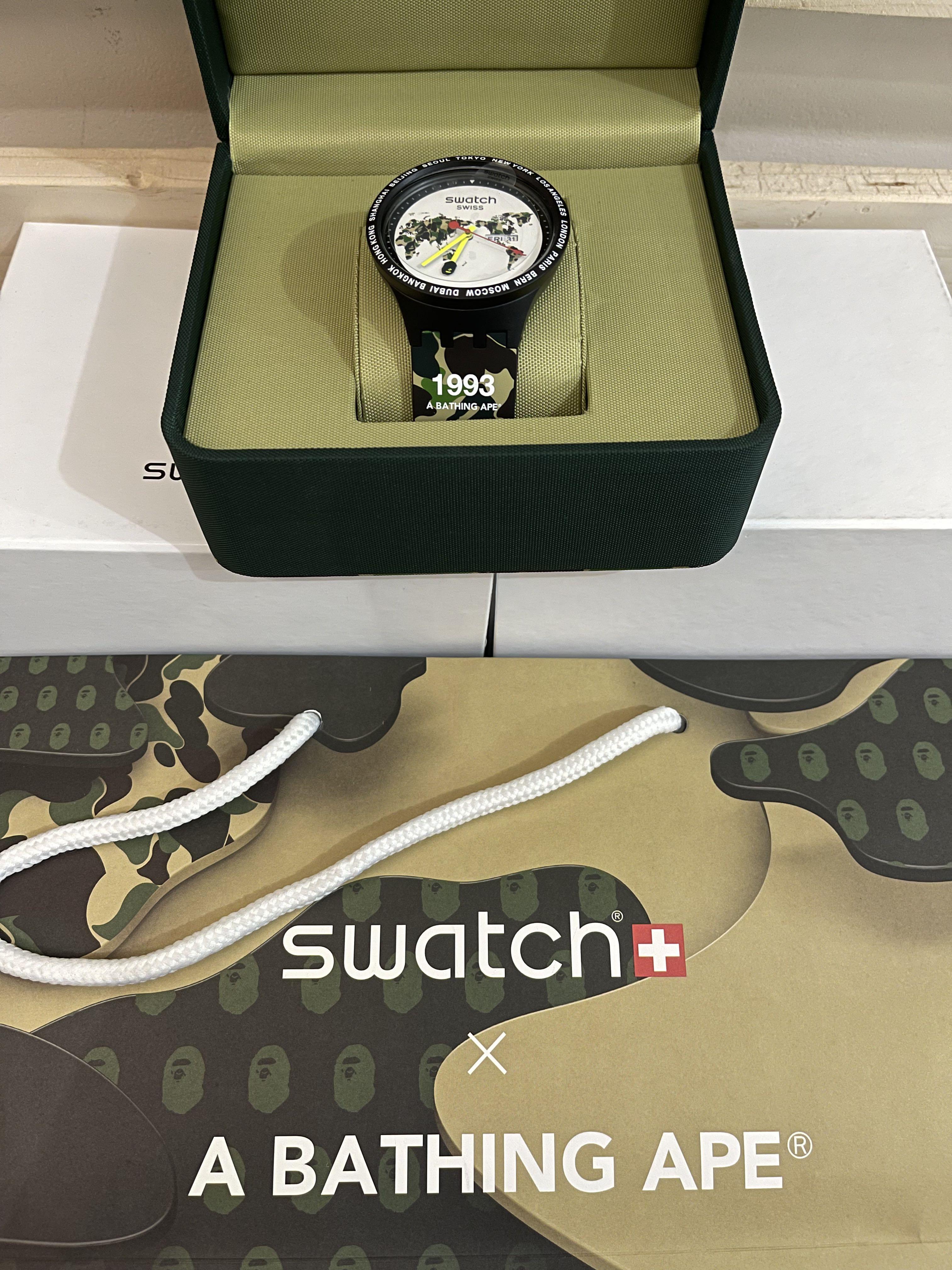 Montre new arrivals swatch bape