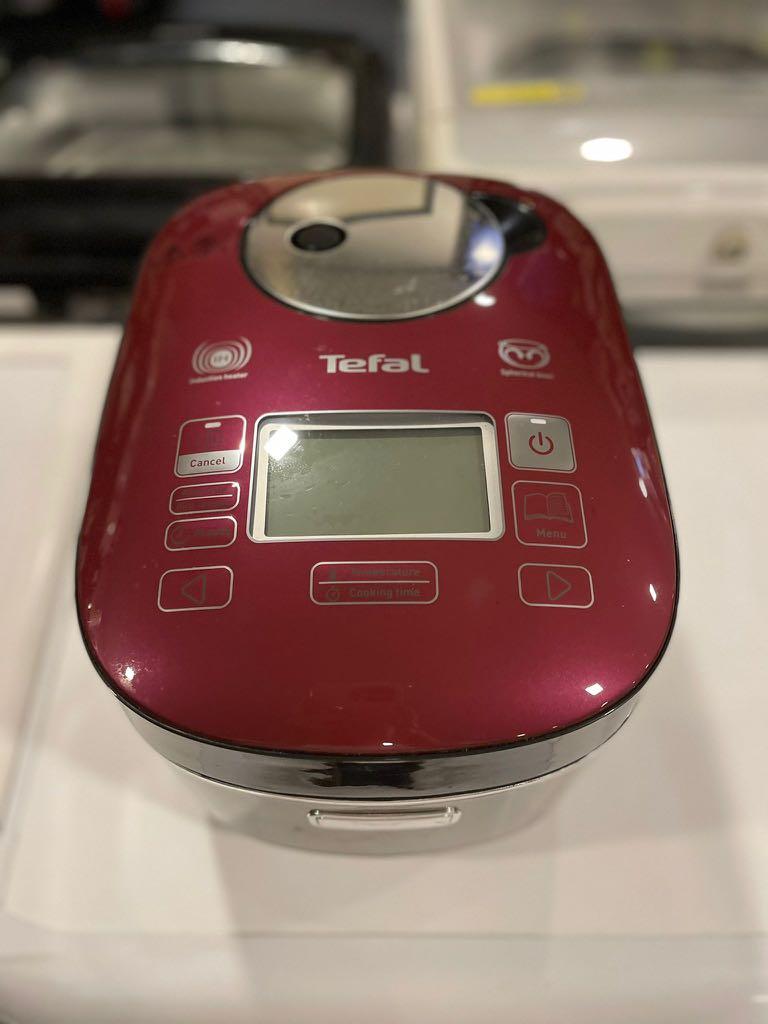 TEFAL RK8055 RICE COOKER INDUCTION (1.8L) Condition 9/10, TV & Home