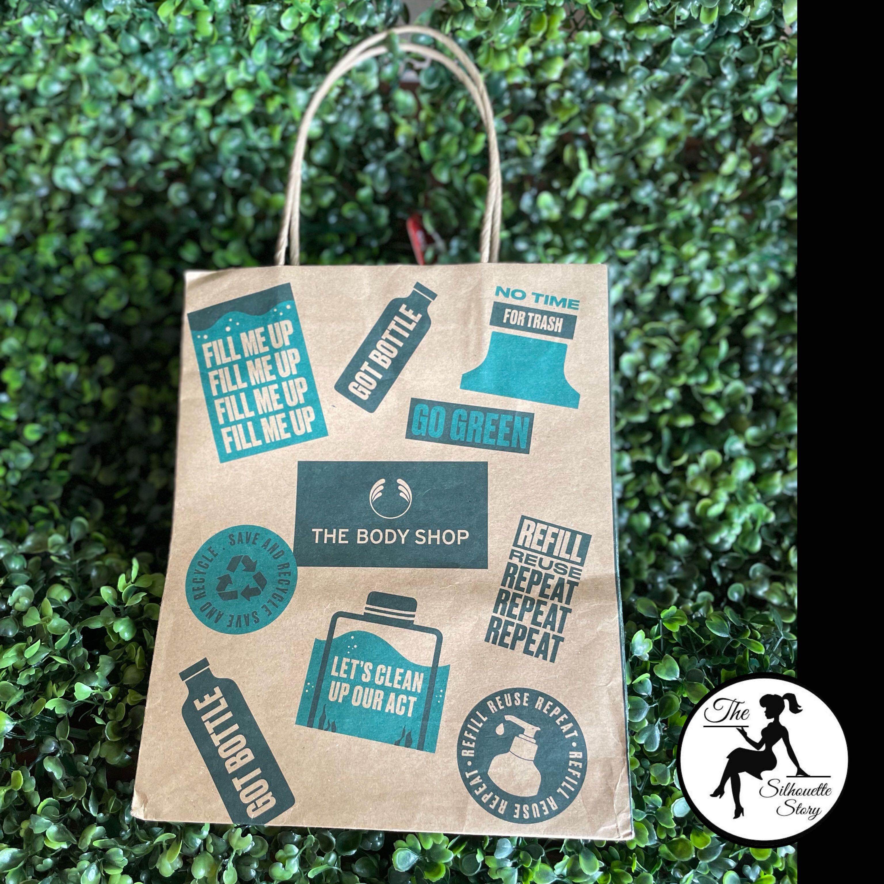 The Body Shop Paper Bag Assorted Sizes Large Medium Small