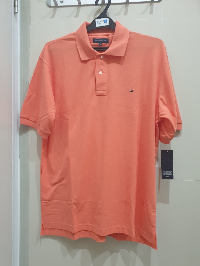 pink tommy polo
