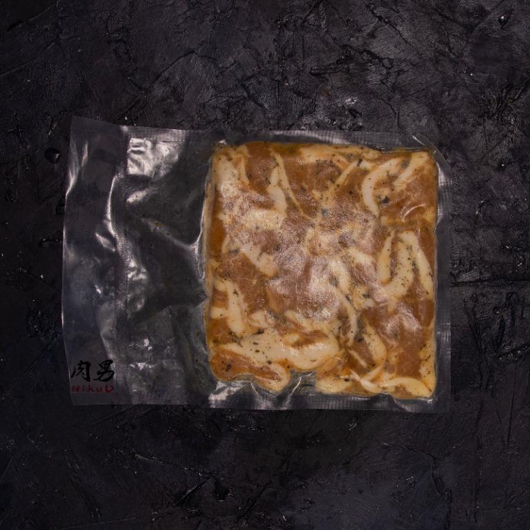 [nikuo frozen meat] toroniku kurobuta pork jowl (250g), Food & Drinks, Chilled & Frozen Food on