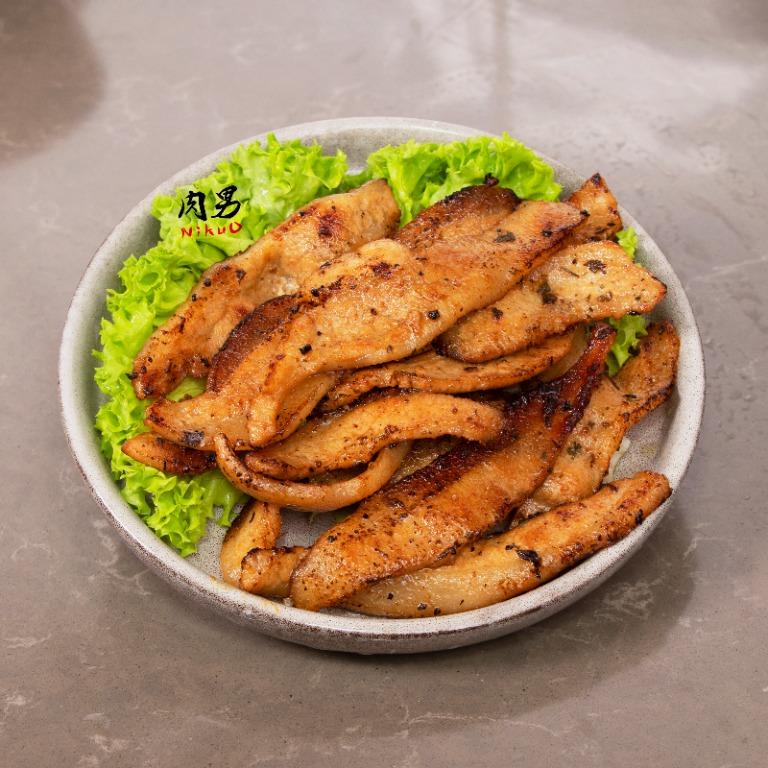 [nikuo frozen meat] toroniku kurobuta pork jowl (250g), Food & Drinks, Chilled & Frozen Food on