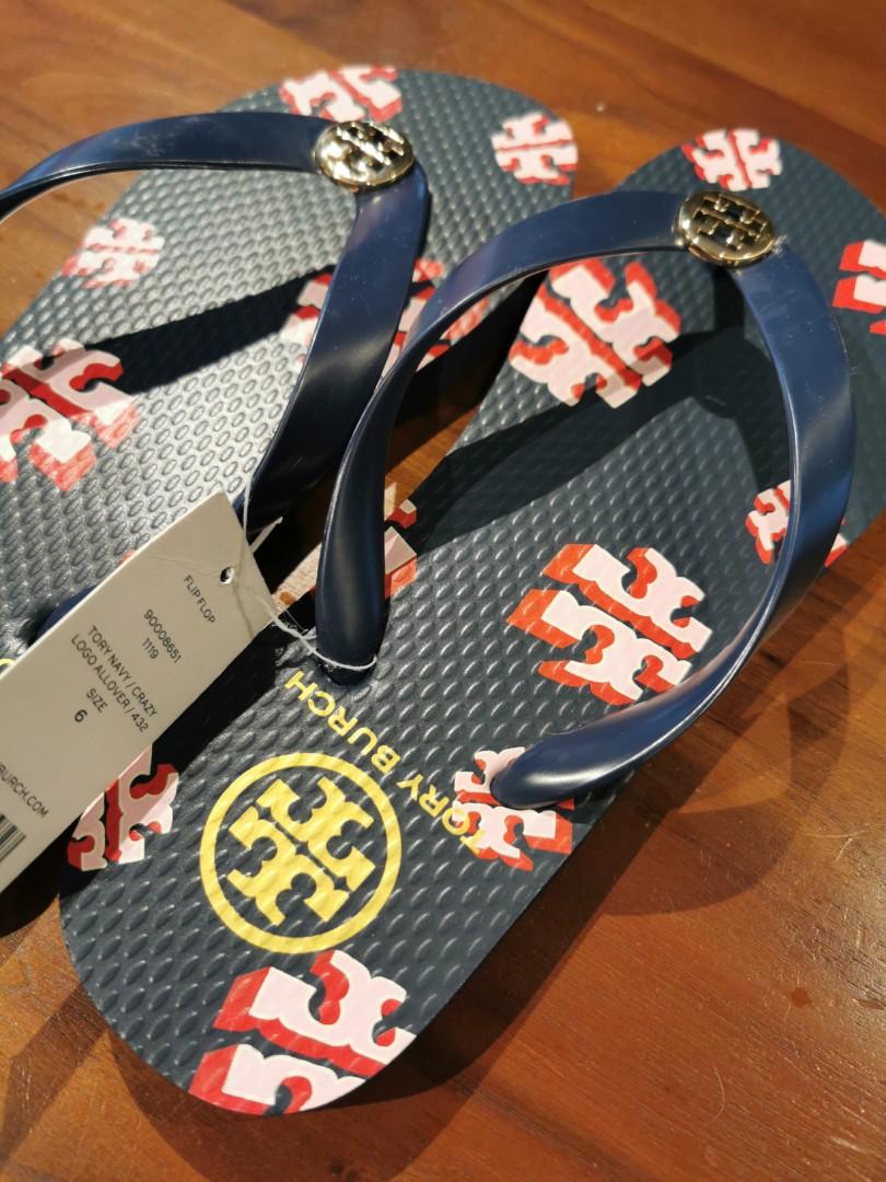Tory burch flip flops Women s Fashion Footwear Flipflops and
