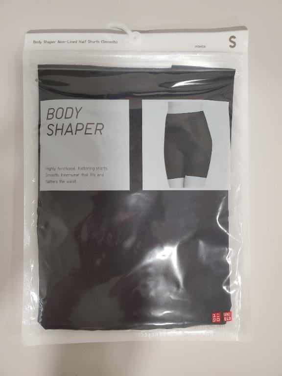 Uniqlo body shaper non lined half shorts, Women's Fashion, Bottoms